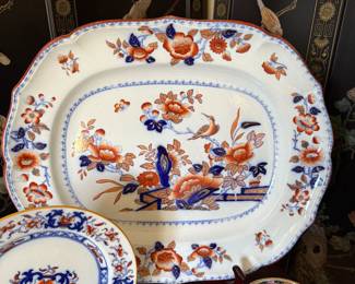 19th century English Imari style platter