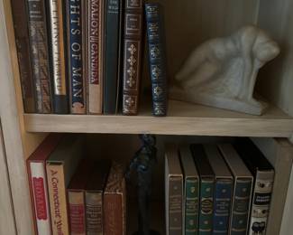 Heritage club leather books 