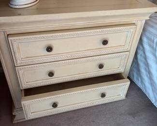 Pair if off white nightstands 