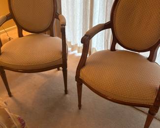 Pair of parlor chairs 