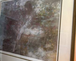 Signed print by Harrison Rucker