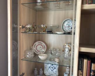 Porcelain and crystal bric a brac 