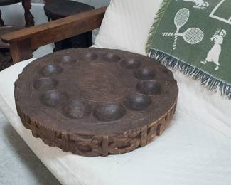 Round Wari board, Acquired in Cameroon