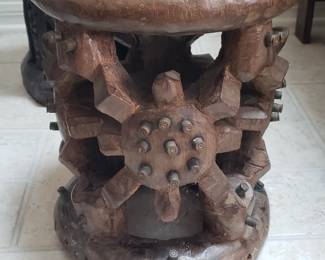 Cameroon stool with "bullet" casings