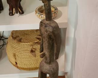 Mumuye standing figure, acquired in 1970 Douala, Cameroon
