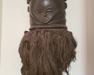 Mende Bundu helmet/mask, Acquired Liberia 1985