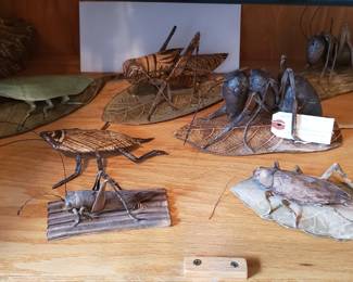 Paper insects made in Africa