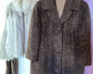 Vintage fur coat and jacket