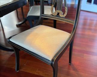 Asian inspired dining table chairs
