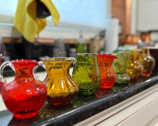 Mid century miniature pitchers 