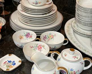 Elegant set of china 