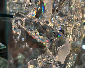Swarovski crystal horse