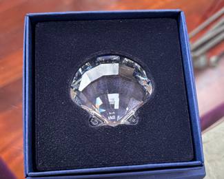 Swarovski crystal sea shell