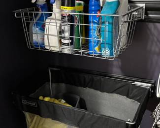 Cleaning supplies, rags