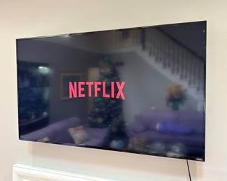 Large flat screen smart tv
