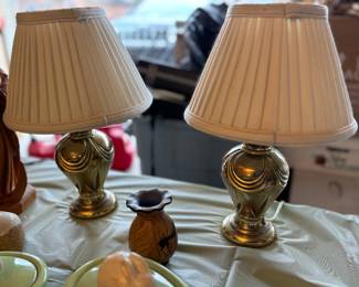 Brass lamps