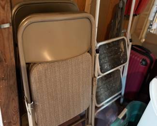 Folding chairs, step stools