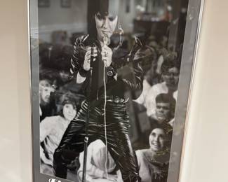 Elvis Presley framed art