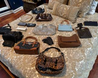 Designer and vintage purses