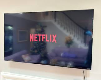 Large flat screen smart tv