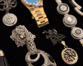Watch, pendants, jewelry
