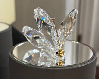 Swarovski crystal butterfly