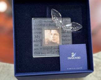 Second Swarovski butterfly picture frame