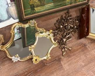 Gilded mirrors