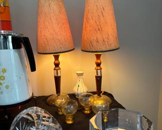 Mid century lamps