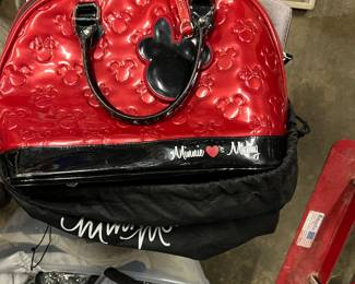 minnie and mickey purse