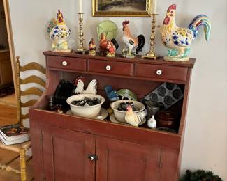 Vintage farmhouse cupboard