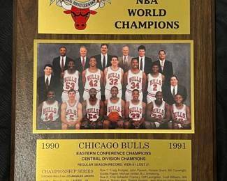 Chicago Bulls Plaque