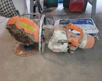 Stihl concrete saw.