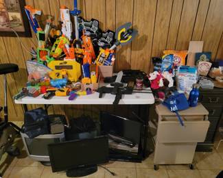 Nerf and air soft guns!