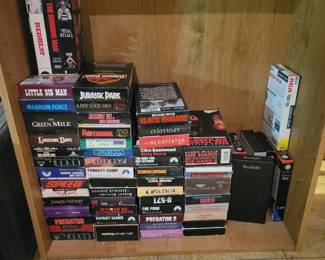 Vhs tapes.