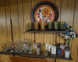 Mid-Century glasses.