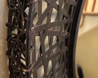 UTTERMOST WICKER MIRROR