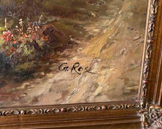 G ROSE BEAUTIFUL PAINTING