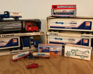 Vintage Crown Petroleum DieCast Truck Lot