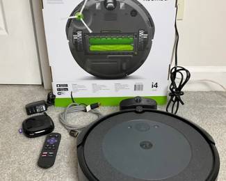 I Robot Roomba, I Four, And Roku Station With Rem
