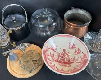 Unique collection of serve ware and decorative pieces for entertaining