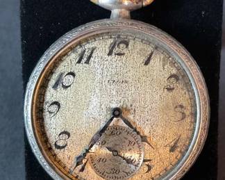 Elgin Engraved Pocket Watch