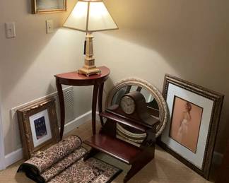 Elegant Wooden Clock and Home Decor