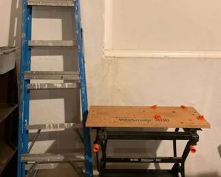 Keller 6 Fiberglass Step Ladder BlackDecker Workmate 400 Workbench