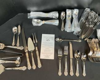 Reed Barton Flatware Set Elegant Stainless Steel Collection