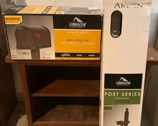 Decorative Mailbox Arden Post Set New in Box
