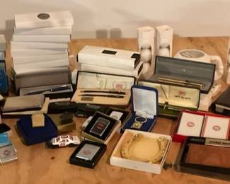 Vintage Executive Gift Set Collection GOLF Pens, Watches More