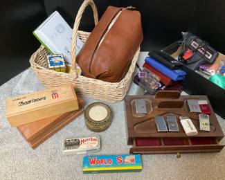 Harmonica, Toiletry Bag, Metal Lighters, Glue Gun, Sewing