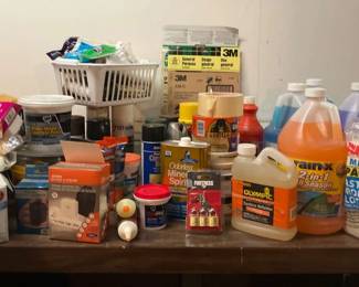 Large Lot of Home Improvement and Automotive Supplies