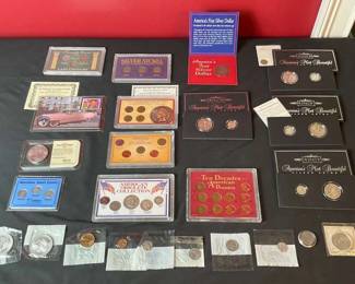 Extensive Coin Collection Of Silver, Proof, And Historic Coins